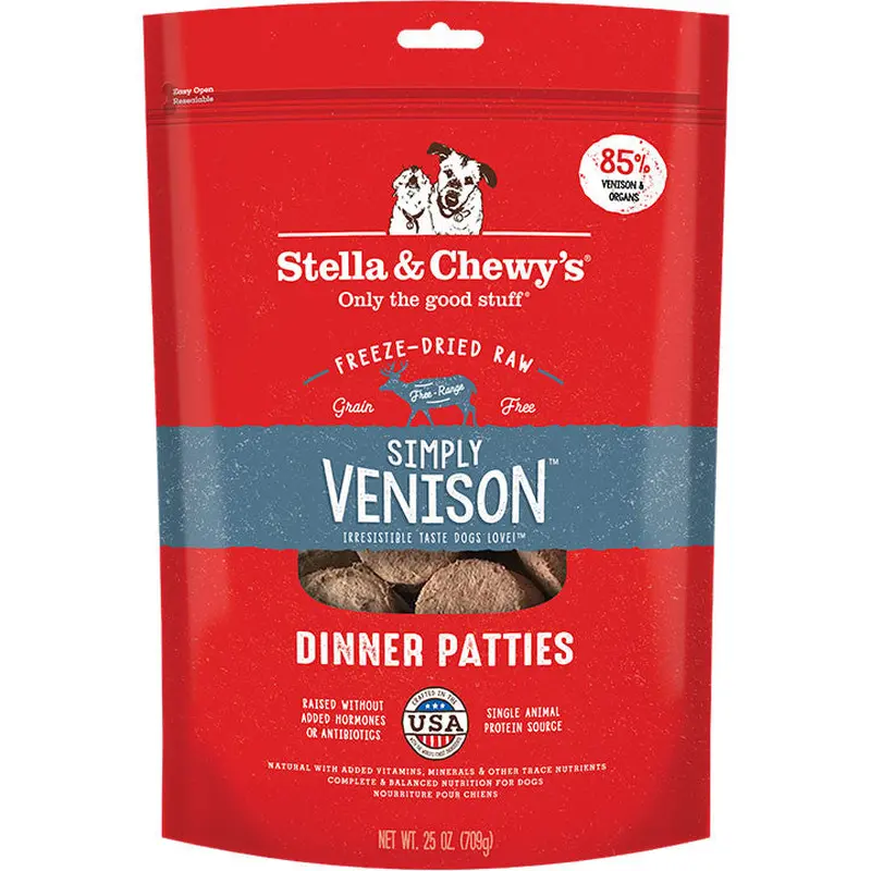 Stella & Chewy's SIMPLY VNS FZDR PATTY 25Z DINNER 