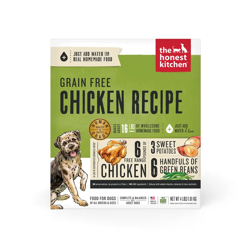 The Honest Kitchen Grain Free Dehydrated Dog Food - Chicken - 4lb