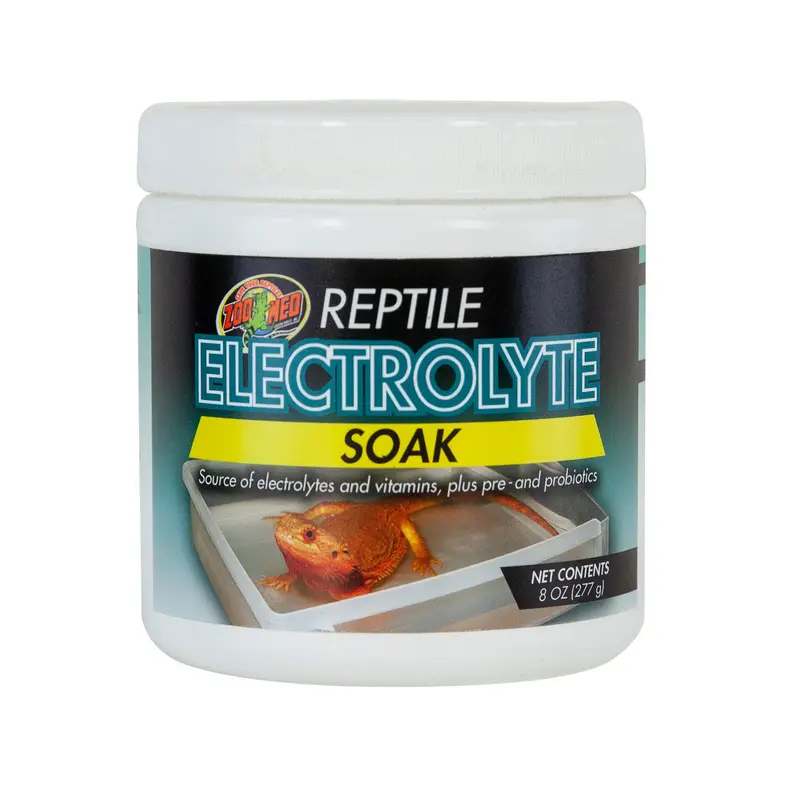 Zoo Med Reptile Electrolyte Soak Supplement 8 fl. oz (DD)