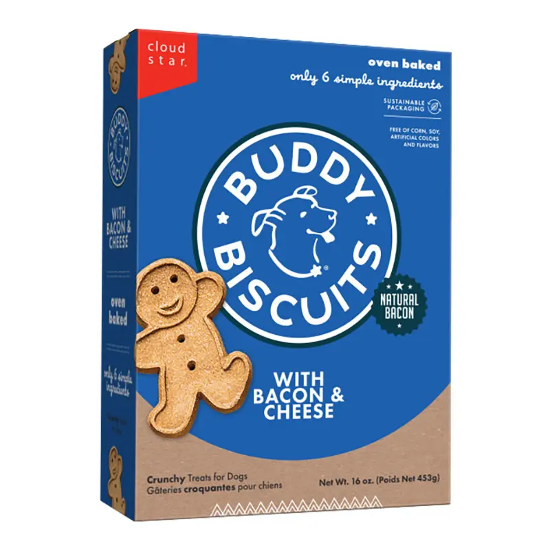 Cloud Star Original Buddy Biscuits Bacon & Cheese 16 oz. 