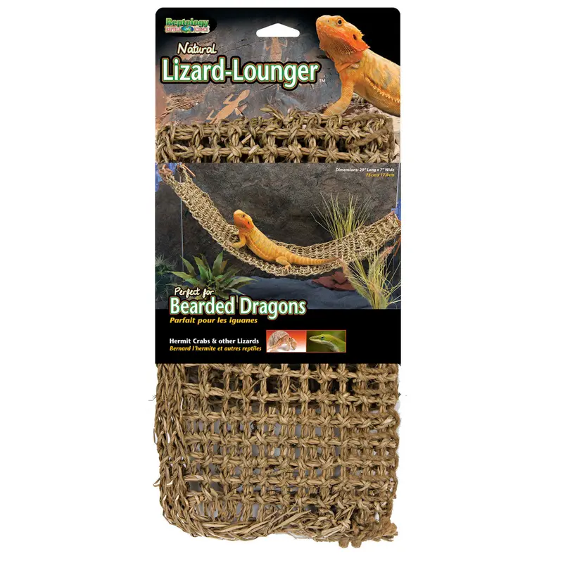 Penn-Plax Corner Lizard Lounger Climbing & Resting Mat Brown 29in X 7in XL