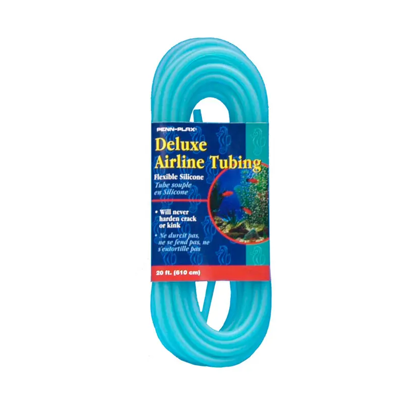 Penn-Plax Deluxe Silicone Airline Tubing Blue 3/16 in x 20 ft