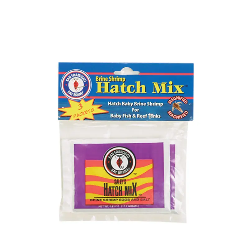 San Francisco Brine Shrimp Hatch Mix Fish Food 0.74 oz 3 Pack