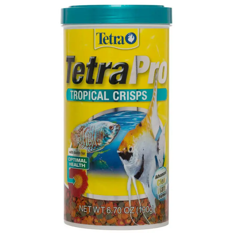 TetraPro Tropical Crisps Fish Food 6.71 oz