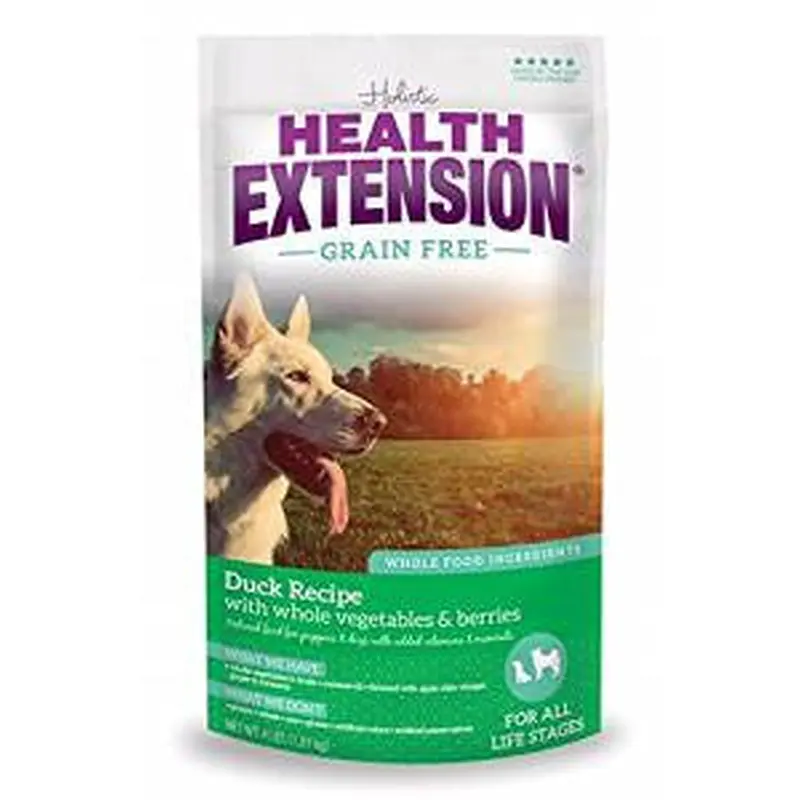 Health Extension Grain Free Duck Recipe Dry Dog Food-10-lb-