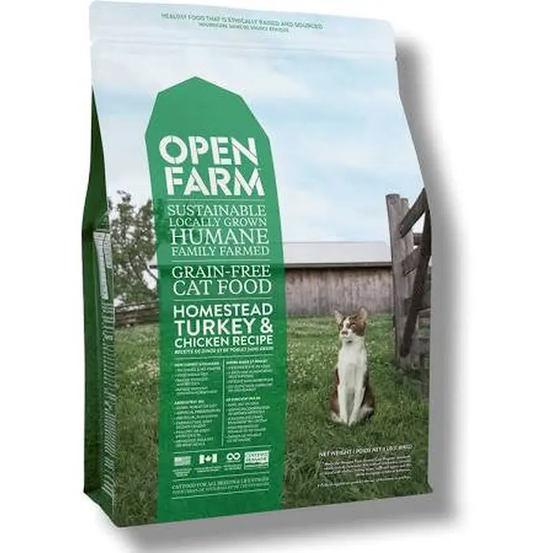 Open Farm Cat Homestead Turkey & Chicken 4lb 