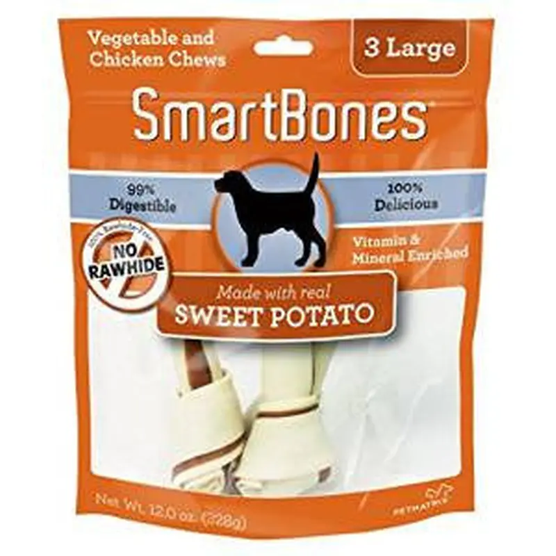 SmartBones Sweet Potato Large 3 Pk. 