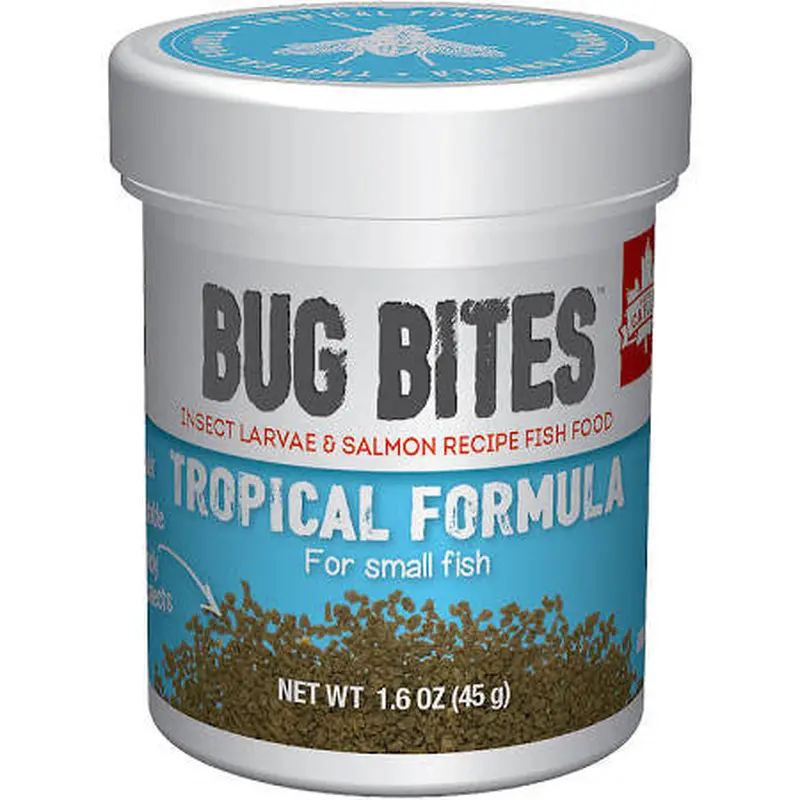 Fluval Bugbites Small Tropical Fish Granules 1.6oz A6577