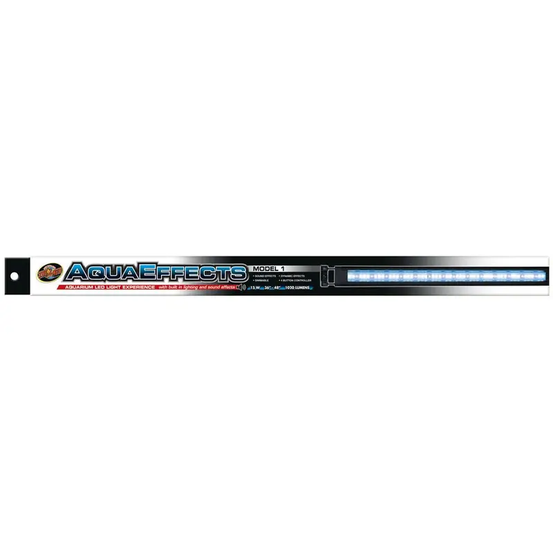 Zoo Med AquaEffects Model 1 LED Light Fixture Black 36 in