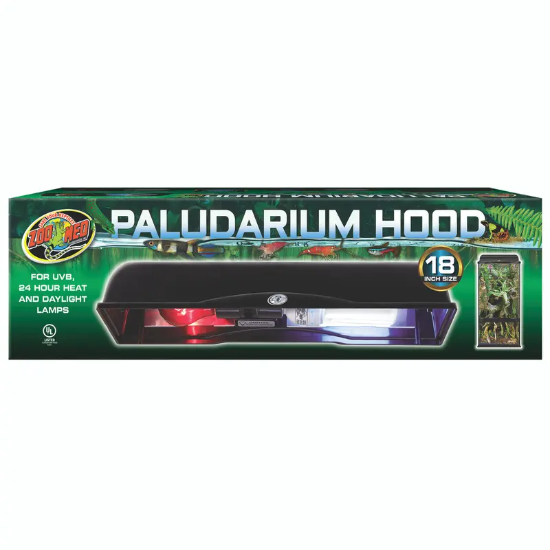 Zoo Med Paludarium Hood Black 18 in