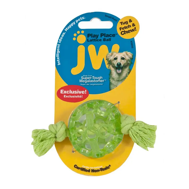 JW Pet PlayPlace Dog toy Lattice Ball Assorted SM