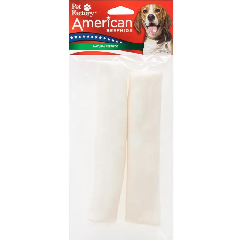 Pet Factory Beefhide Roll 6" 2pck