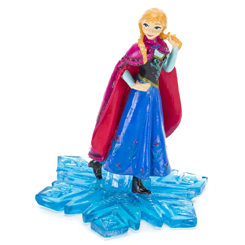 Disney Frozen Anna Resin Ornament Blue/Pink 2.5in Mini