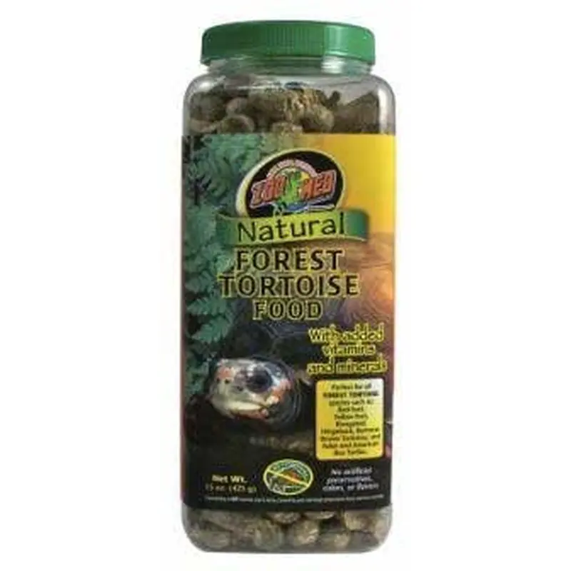 Zoo Med Natural Forest Tortoise Dry Food 15 oz