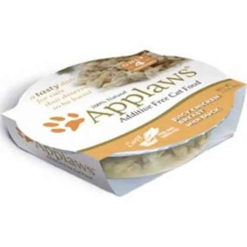 Applaws Cat Chicken & Duck Peel Top Dish 10 2.12oz
