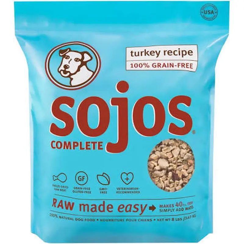 Sojos Complete Adult Dog Food - Turkey 1.75lb 