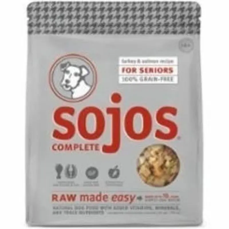 Sojos Complete Senior Dog Food - Turkey & Salmon 7lb 