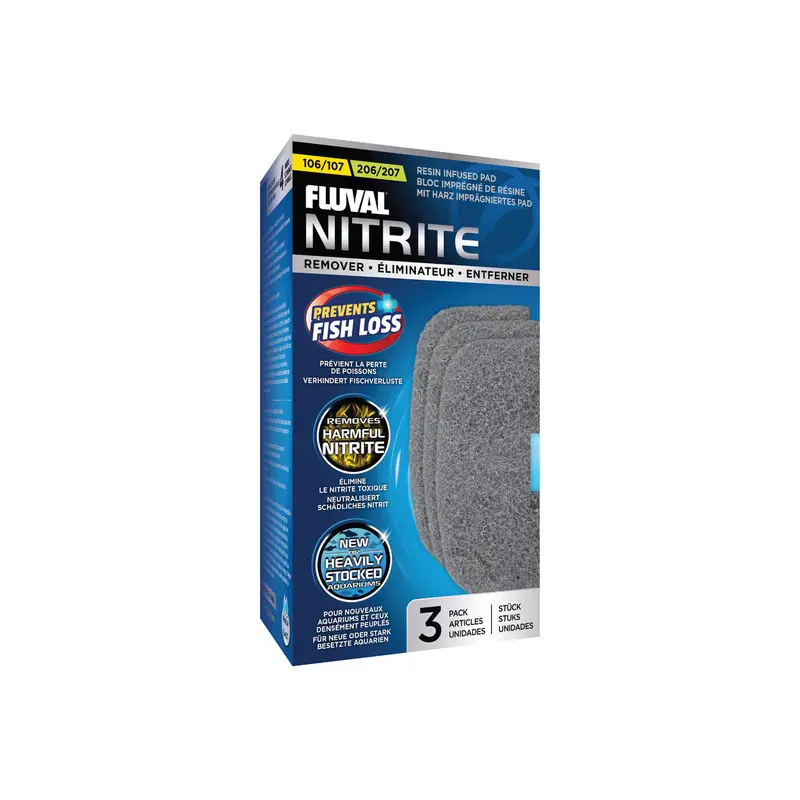 Fluval 107/207 Nitrite Remover Pad, 3 pcs