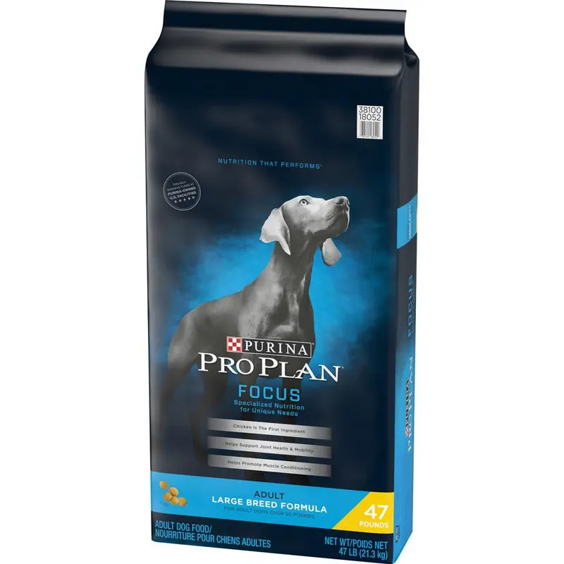 Purina Pro Plan Large Breed Formula Adult Dry Dog Food 47lb 