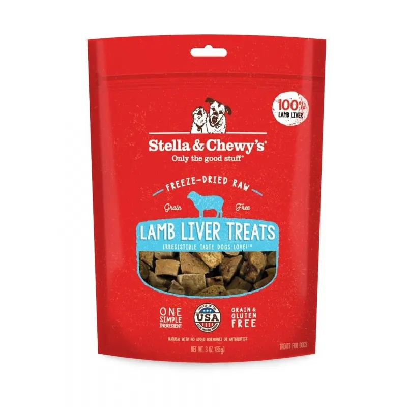 Stella & Chewy's Lamb Liver Treats 3 oz 