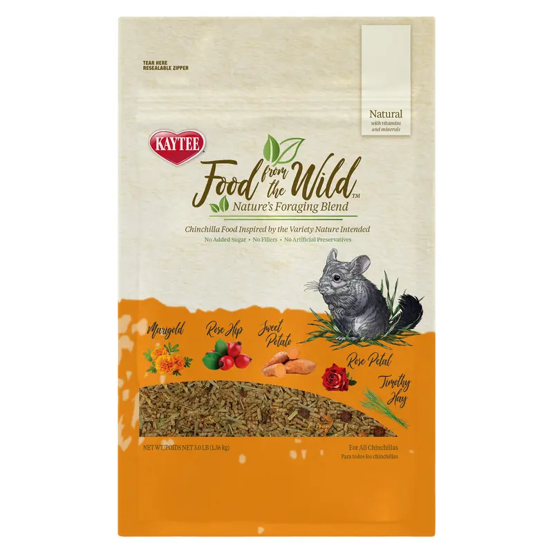 Kaytee Food From the Wild Chinchilla, 3 Pounds