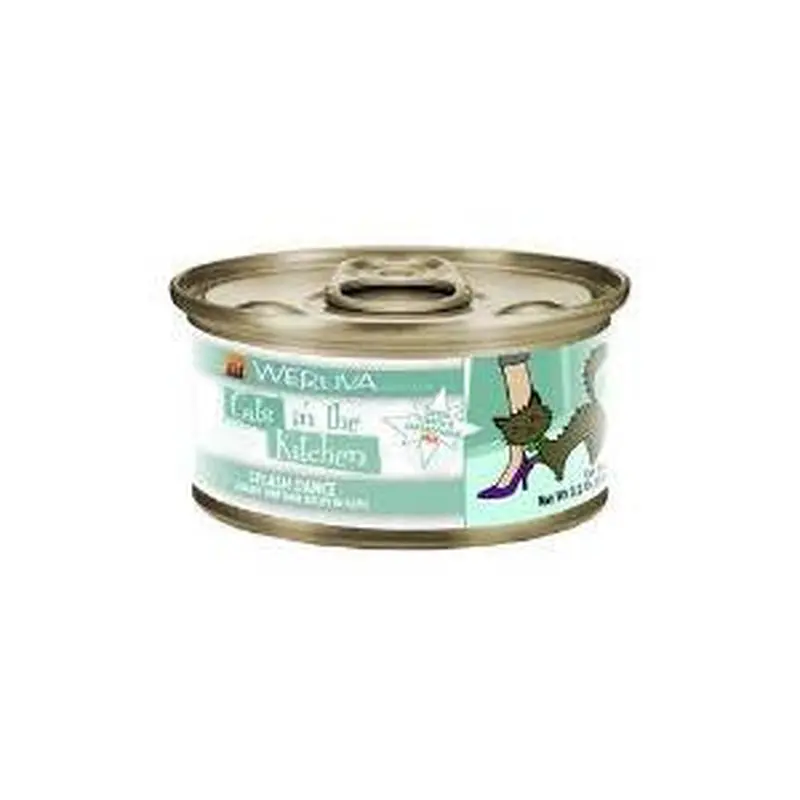 Weruva Chicken & Ocean Fish Recipe Au Jus Cans Splash Dance Cat 24/6.0oz. 