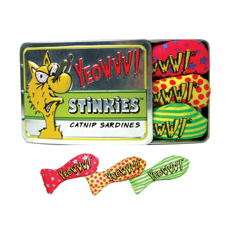 Yeowww! Stinkies Catnip Toy Assorted 3 in 3 Pack