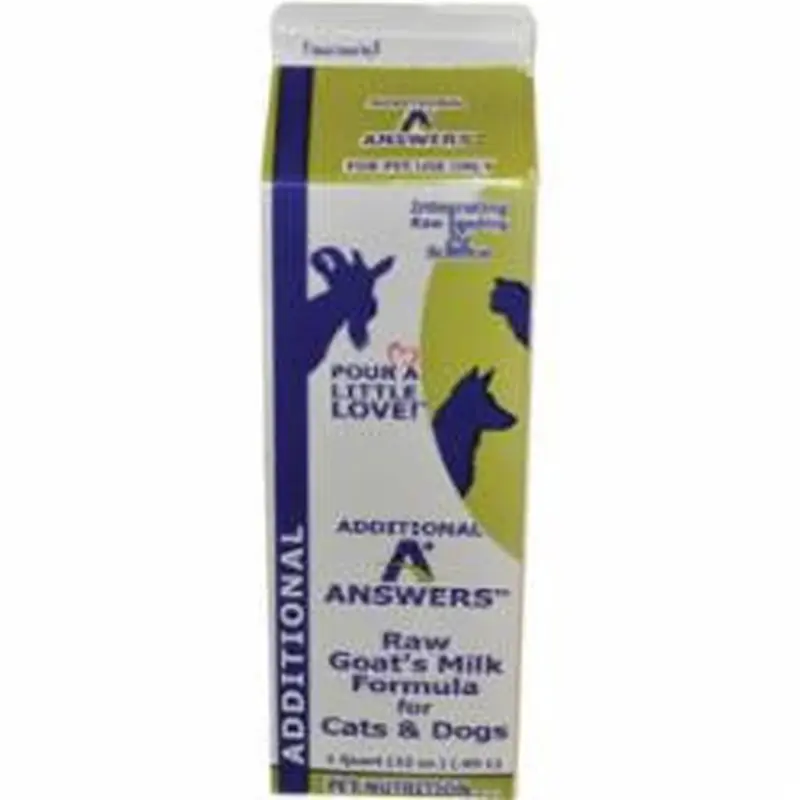 Answers Dog Frozen Addition Goat Milk 1/2 Gallon 