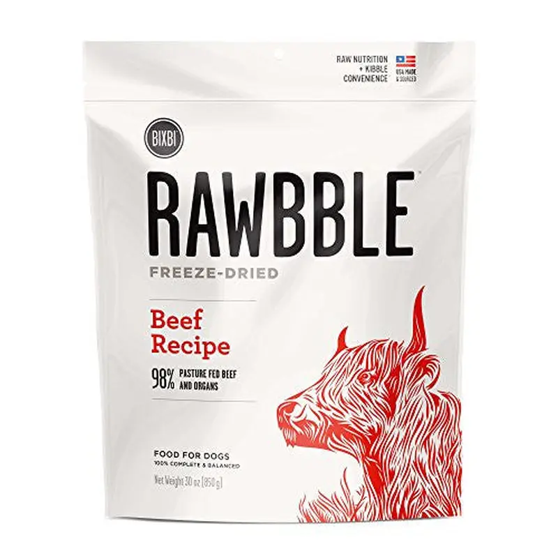 Bixbi Rawbble Dog Freeze Dried Beef 30oz 