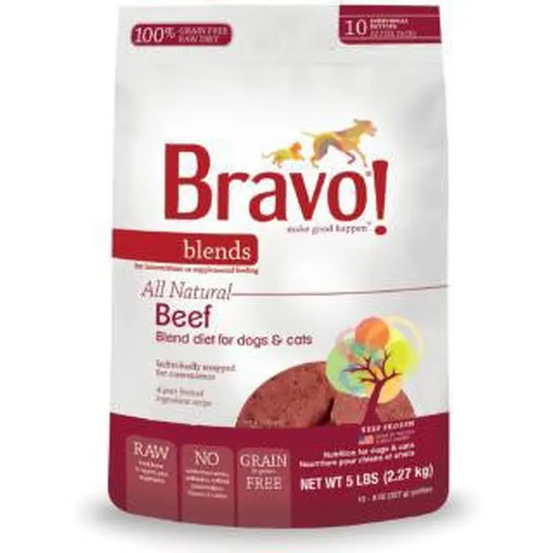 Bravo! Beef Blend Burgers 5 lb. SD-5 