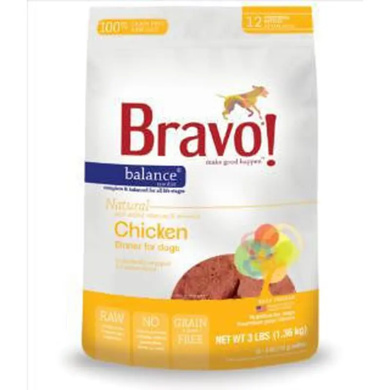 Bravo Blnc Raw Chicken Patty 3lb SD-5 