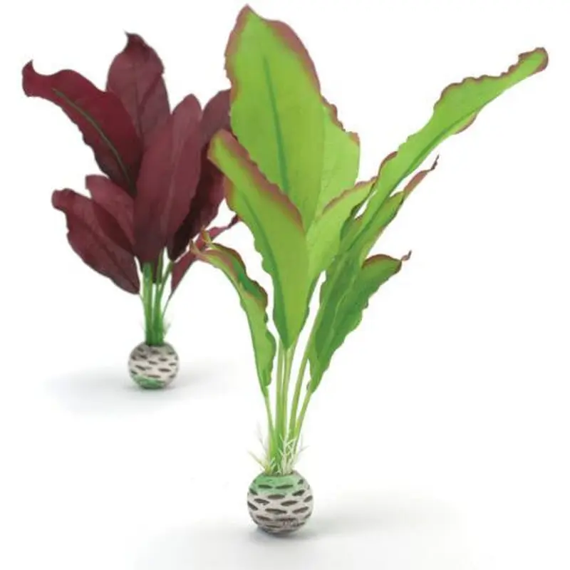 biOrb Silk Plant Medium Green / Purple 2 ct