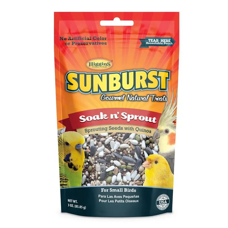 Higgins Sunburst Treats Soak n' Sprout 3 oz (D)