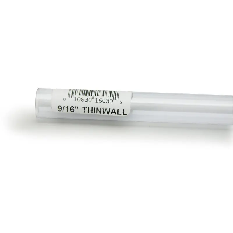 Lees Thinwall Rigid Aquarium Tubing Clear 9/16 in x 36 in