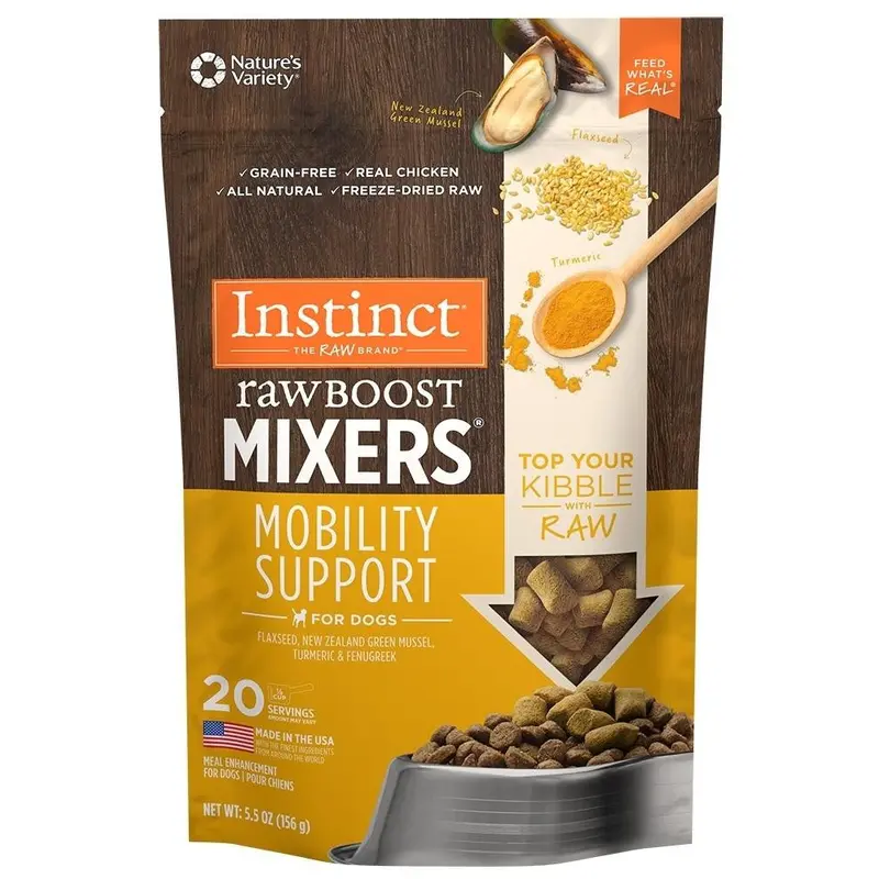 Nature's Variety Instinct Raw Boost Mixers for Dogs Mobility Support 5.5oz 