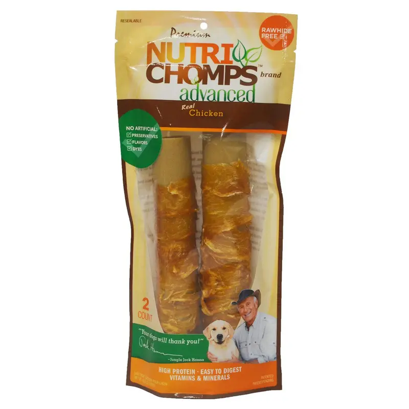 NutriChomps Advanced Chicken Roll 2 ct