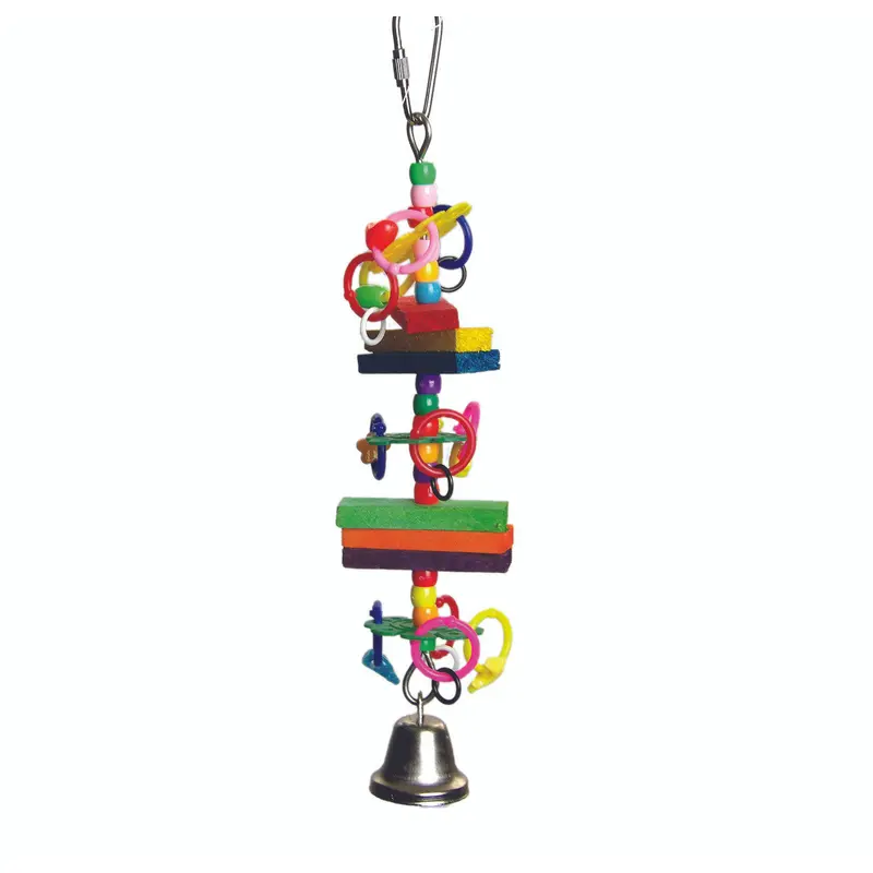 A & E Cages Beads and Blocks Bird Toy