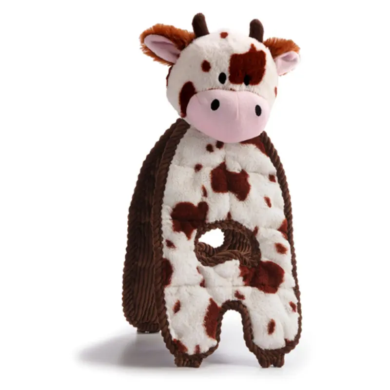 Charming Pet Products Cuddle Tug Cozy Cow Dog Toy 1ea