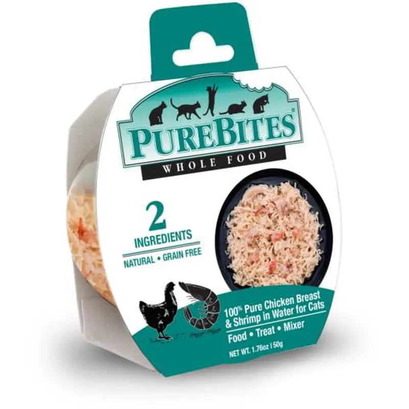PureBites Mixers Chicken Breast & Wild Ocean Shrimp in Water 12 / 1.76 oz