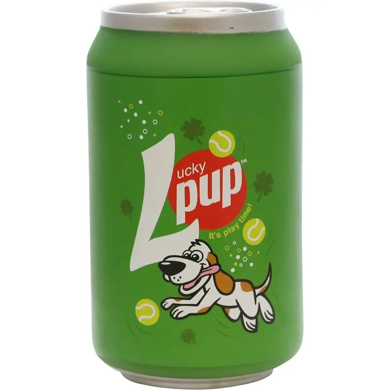 Silly Sqk Soda Can Lucky Pup