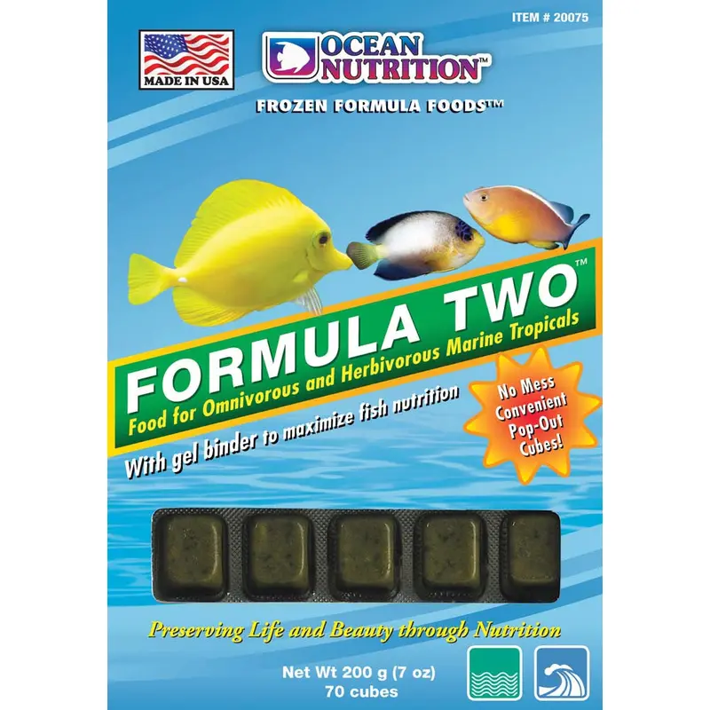 Ocean Nutrition Formula Two Frozen Fish Food 7 oz SD-5