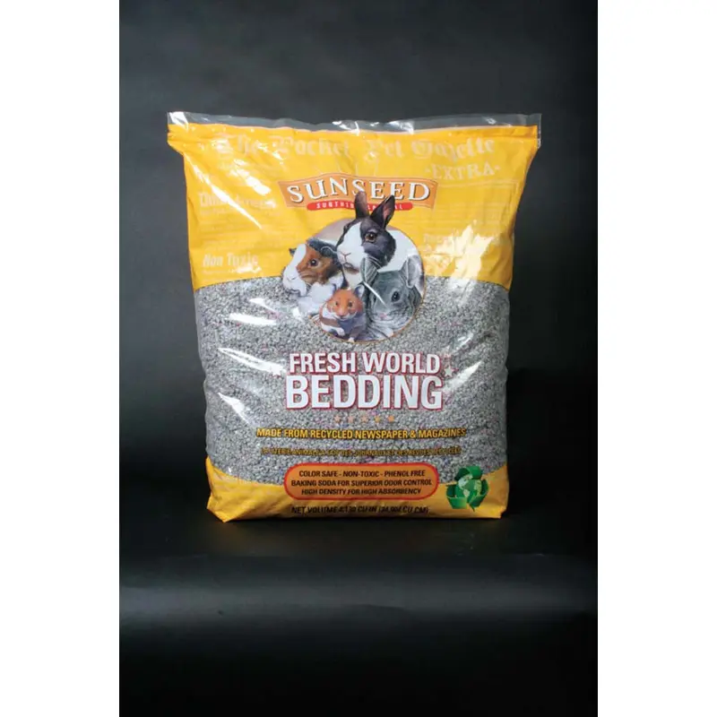 Sun Seed Fresh World Bedding for Small Animals (Store Use) Grey 3050 cu in
