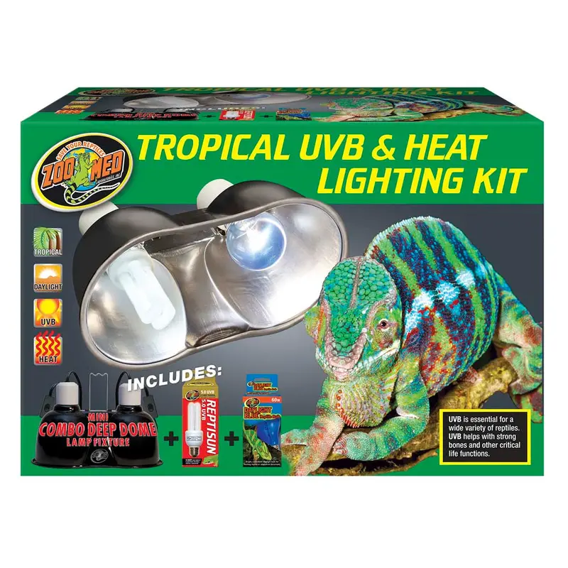 Zoo Med Tropical UVB & Heat Lighting Kit