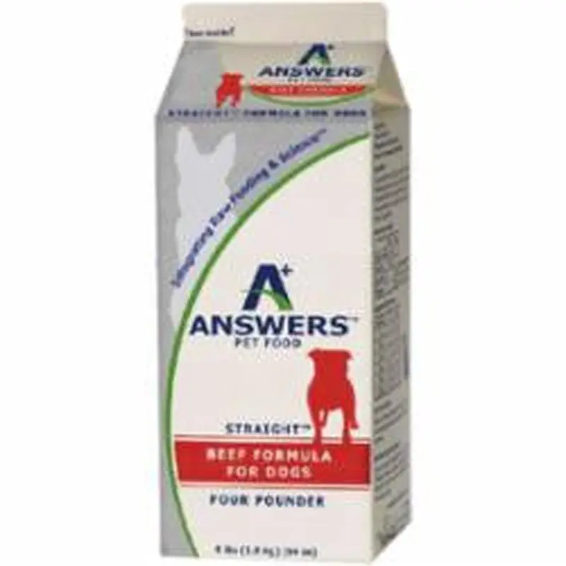 Answers Dog Frozen Straight Beef 4lb 