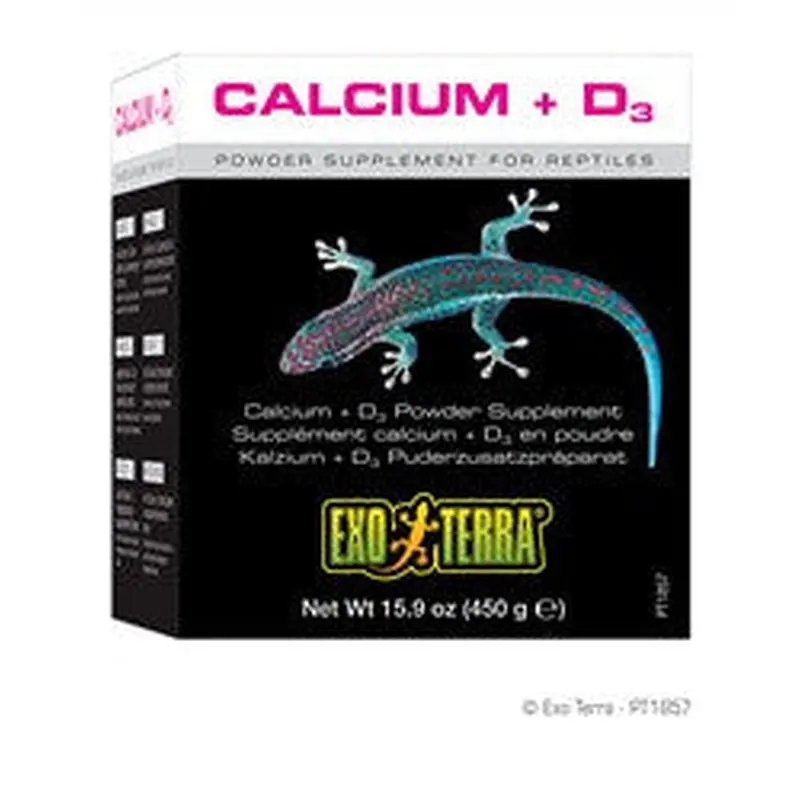 Exo Terra Reptile Calcium Vitamin D3 15.9oz Pt1857