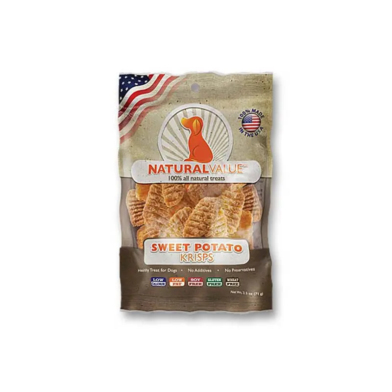 Loving Pets Natural Value Krisps Dog Treats Sweet Potato 2.5oz
