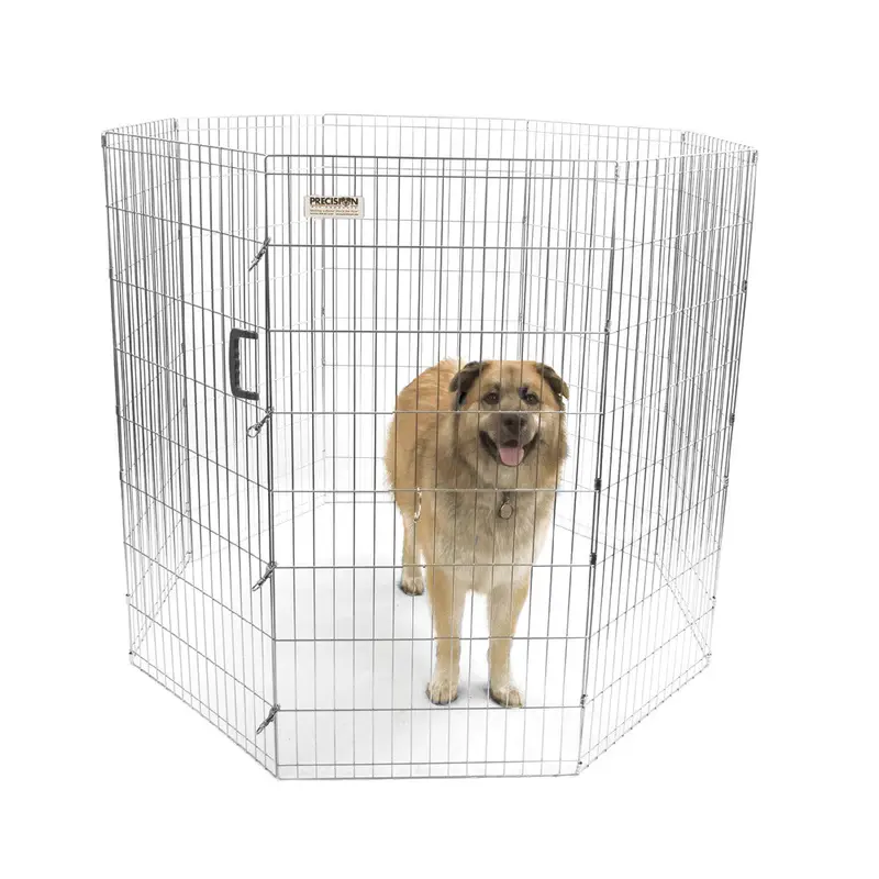 Precision Exercise Pen Silver 48 in