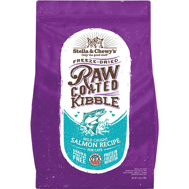 Stella & Chewy's Cat Raw Coated Salmon 10lb 