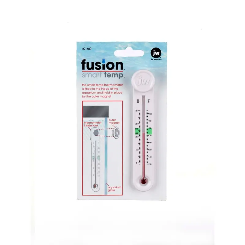 JW Pet Fusion Smart Temp Aquarium Thermometer White One Size