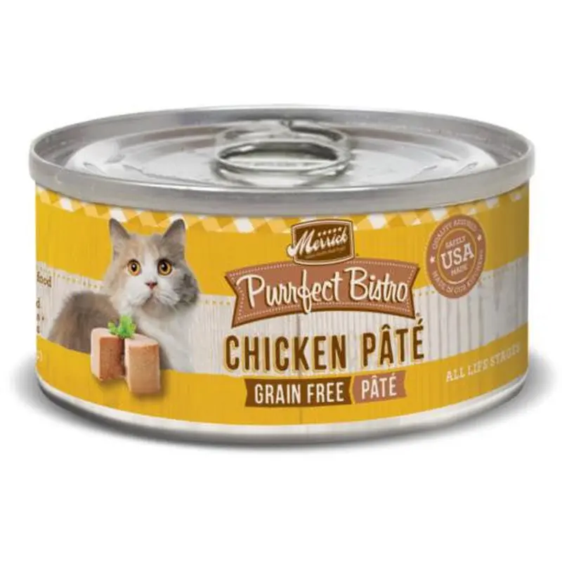 Merrick Purrfect Bistro Chicken Pate 3oz Cat 